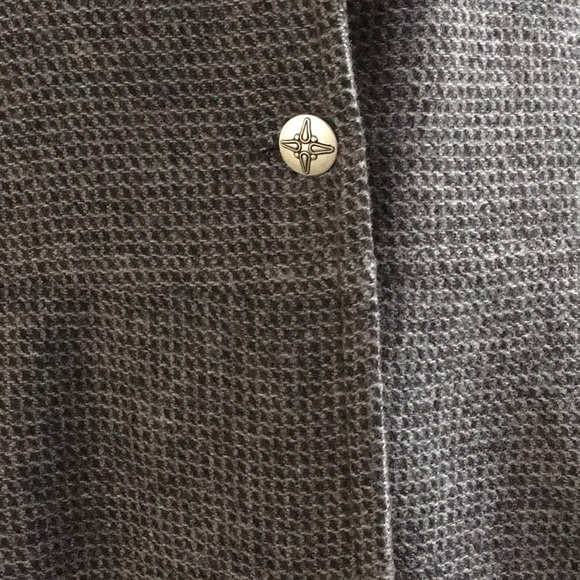 NWOT Gray One-Button Front Duster Jacket - Picture 2 of 7